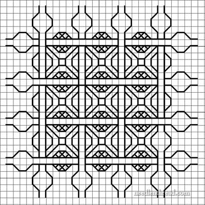 Developing Blackwork Embroidery Designs