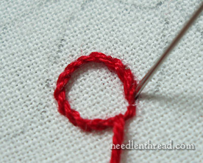 Stem Stitch Circles