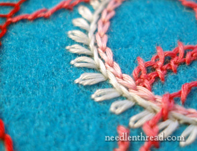 Felt and Floche Embroidery