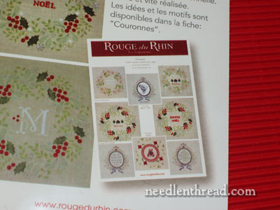 Rouge du Rhine embroidery kits