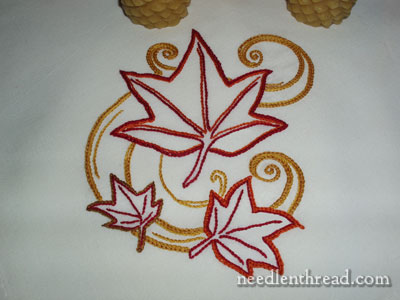 Thanksgiving Embroidery Project