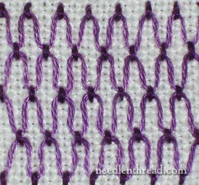 Geometric filling patterns for hand embroidery