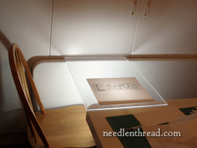 Make Your Own Light Table For Tracing Embroidery Patterns