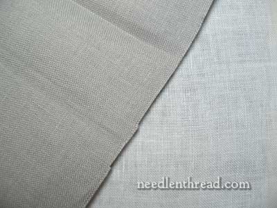 Puritan Gray Linen for hand embroidery by Legacy Linen