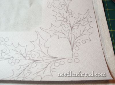 Transfer-eze for transferring hand embroidery patterns to fabric