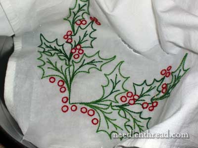 Transferring Embroidery Design using Transfer-Eze