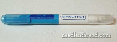 Water-Soluble and Erasable Transfer Pen for Embroidery Designs