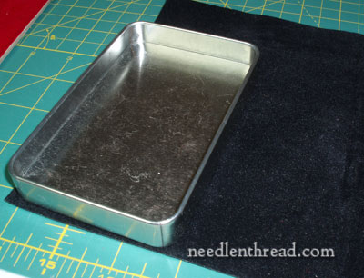 Goldwork Metal Thread Cutting and Storage Tray Tutorial