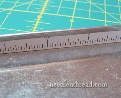 Goldwork Metal Thread Cutting and Storage Tray Tutorial