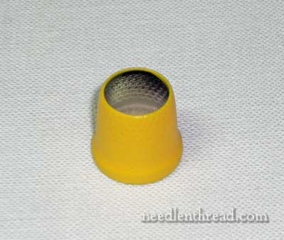 Sewing Thimble, Thimbles for Hand Sewing, Metal Thimbles for Hand Sewing,  Sewing Thimble Rings and Leather Coin Thimble for Needlework, Hand