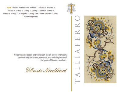 Talliaferro Crewel Embroidery Website