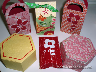 Fabric and Paper Boxes