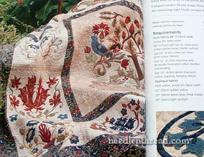 More William Morris Applique Book Review