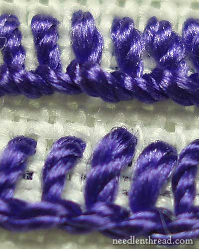 Buttonhole Stitch Direction