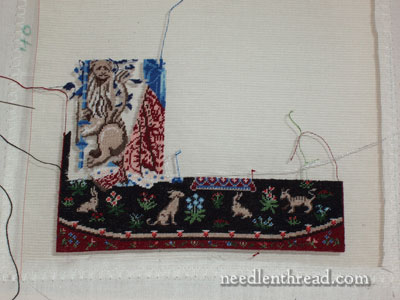Stitching on Silk Gauze: Sense of Hearing Cluny Tapestry