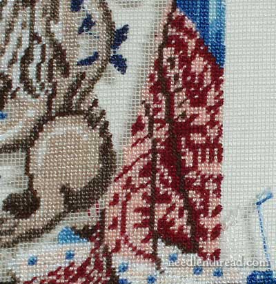 Stitching on Silk Gauze: Sense of Hearing Cluny Tapestry