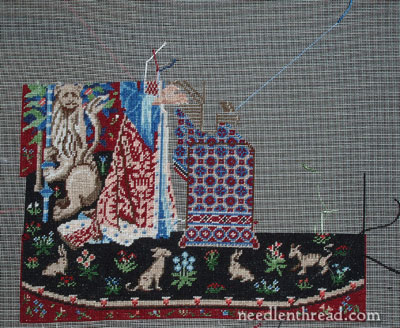 Miniature Embroidery Cluny Tapestry