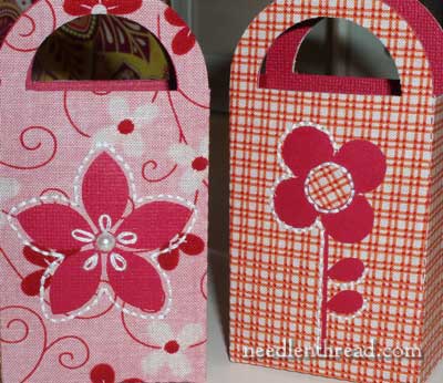 Fabric, Paper, & Embroidered Boxes