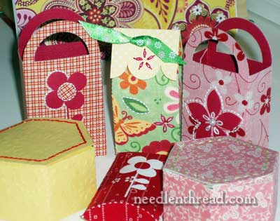 Fabric, Paper, & Embroidered Boxes