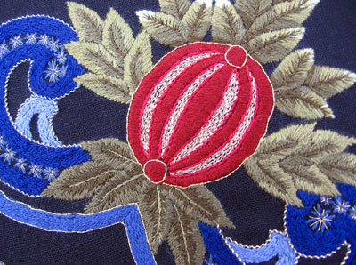 Reader's Embroidery: Pomegranate Corner