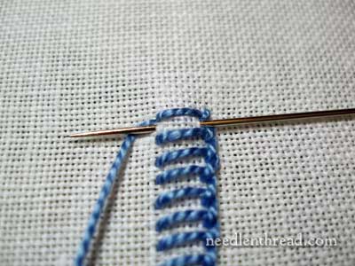 Facing Buttonhole Stitch