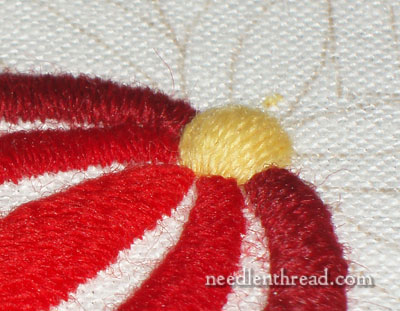 How To Satin Stitch a Dot