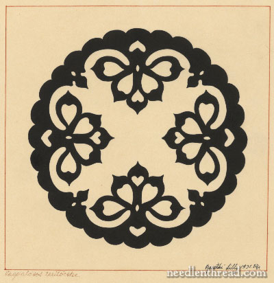 Hungarian Embroidery Pattern #3: Hearts for Whitework