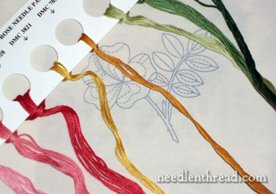 Berlin Embroidery Wild Rose Needlepainting Kit