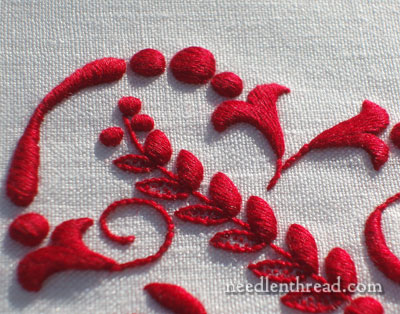 Embroidered Monogram on Linen