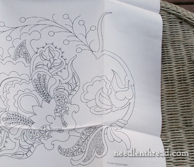 Talliaferro Crewel Embroidery Design: Royal Persian Blossom