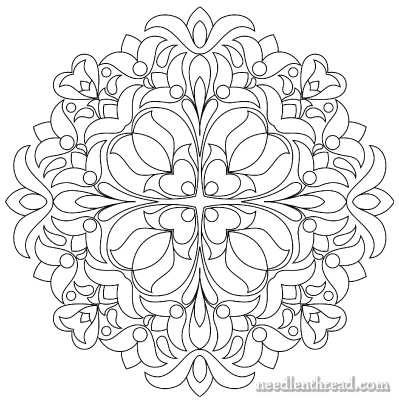 Hand Embroidery Pattern: Hungarian Design #6