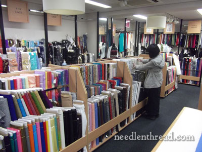 Shopping for Silk Fabric in Japan