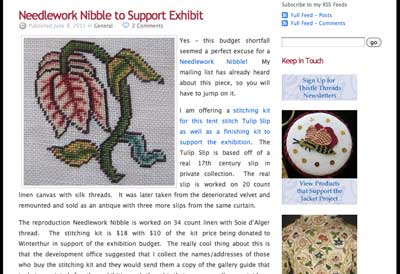 Needlework Nibble to Raise Funds