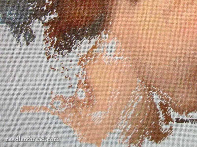 Counted Cross Stitch Embroidered Artwork