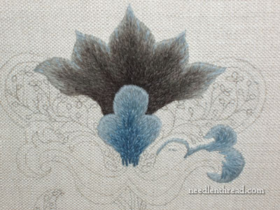 Royal Persian Blossom Crewel Embroidery Project