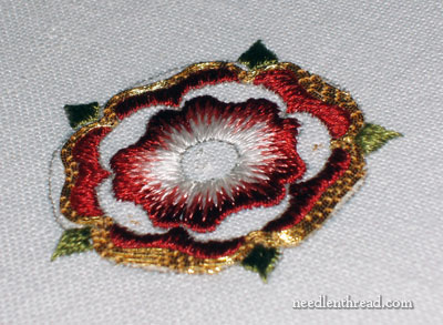 Goldwork & Silk Tudor Rose