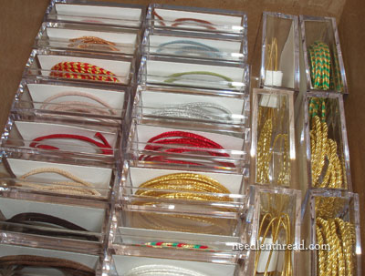 Goldwork Thread Organization