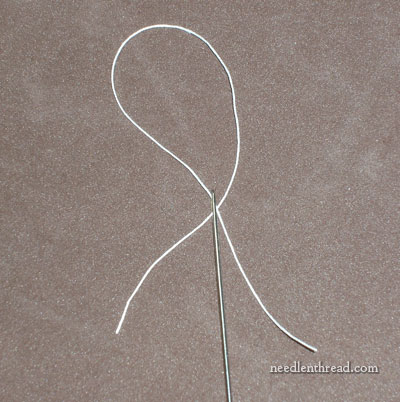 Plunging Lasso for Goldwork Threads