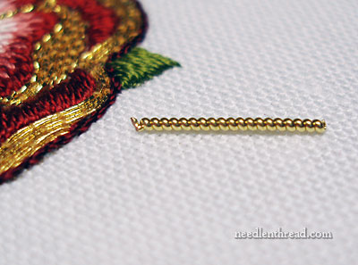 Goldwork & Silk Tudor-Style Rose