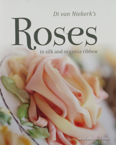 Roses in Silk & Organza Ribbon by Di van Niekerk