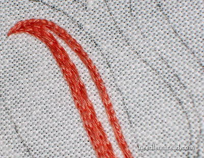 Satin Stitch and Floche Thread