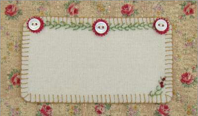 Nesting Place Crewel Embroidered Needlebook