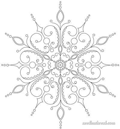 Embroidered Snowflake Ornament from Brother | FaveCrafts.com