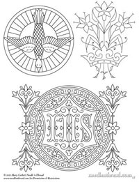 Church Patterns & Designs for Hand Embroidery, Arts & Crafts