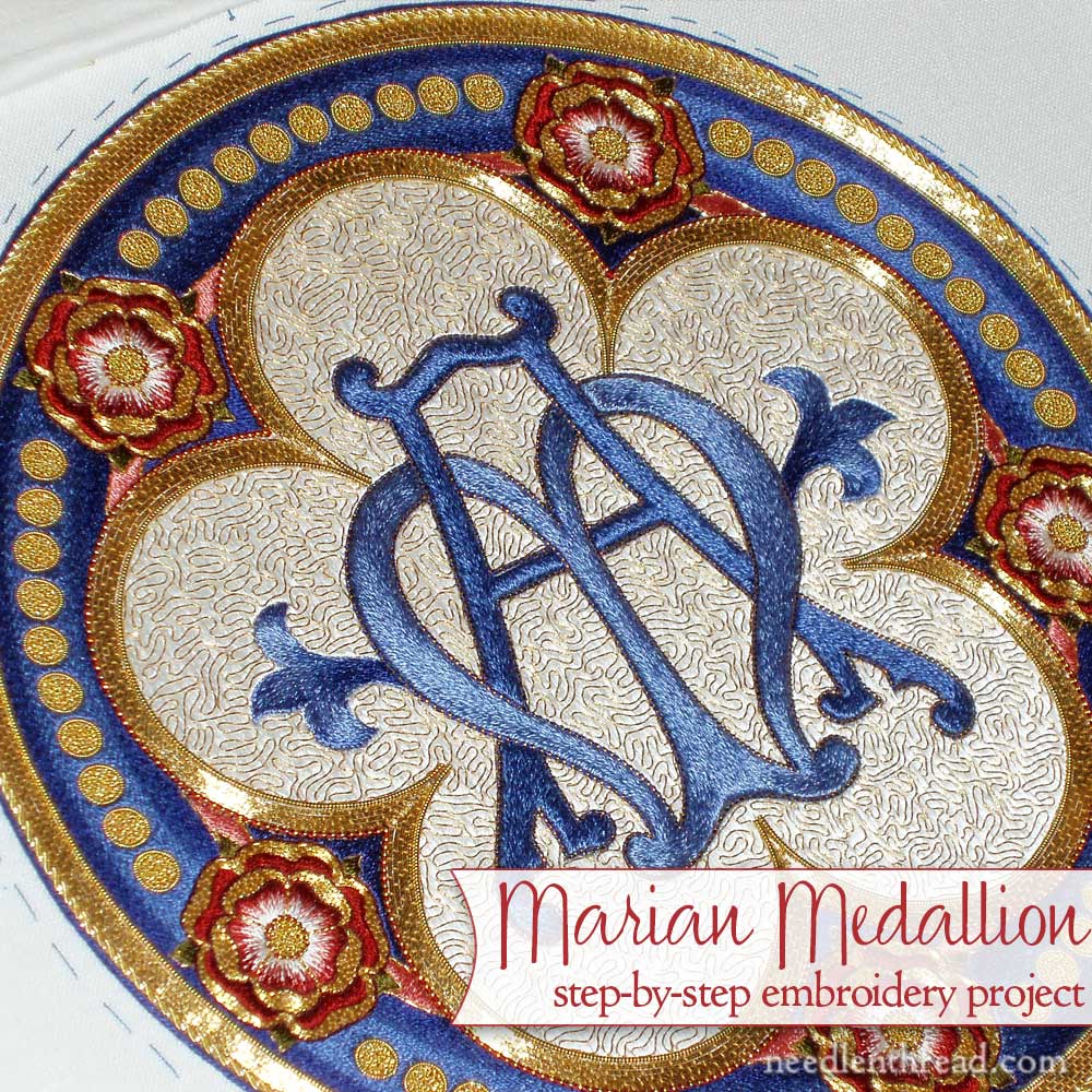 Marian Medallion Ecclesiastical Embroidery Project