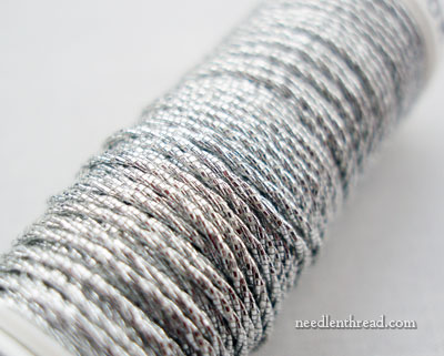 3-ply Silver Twist for Metal Thread Embroidery