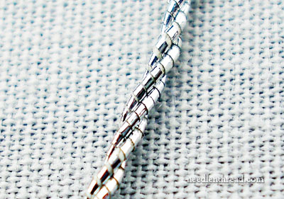 3-ply Silver Twist for Metal Thread Embroidery