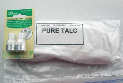 Talc for Embroidery Design Transfer