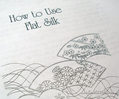 Japanese Embroidery Silk: How to Use Flat Silk