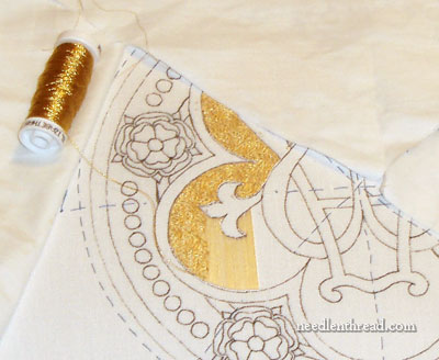 Flat Silk & Goldwork Embroidery
